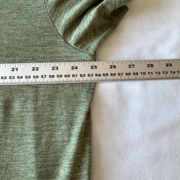 Reebok Mens 2XL Short Sleeve Athletic T-Shirt Performance Yoga Tee Heather Green - Picture 11 of 14